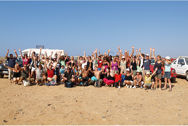 Groupe de clients lors d’une excursion en Crète avec Eye Travel